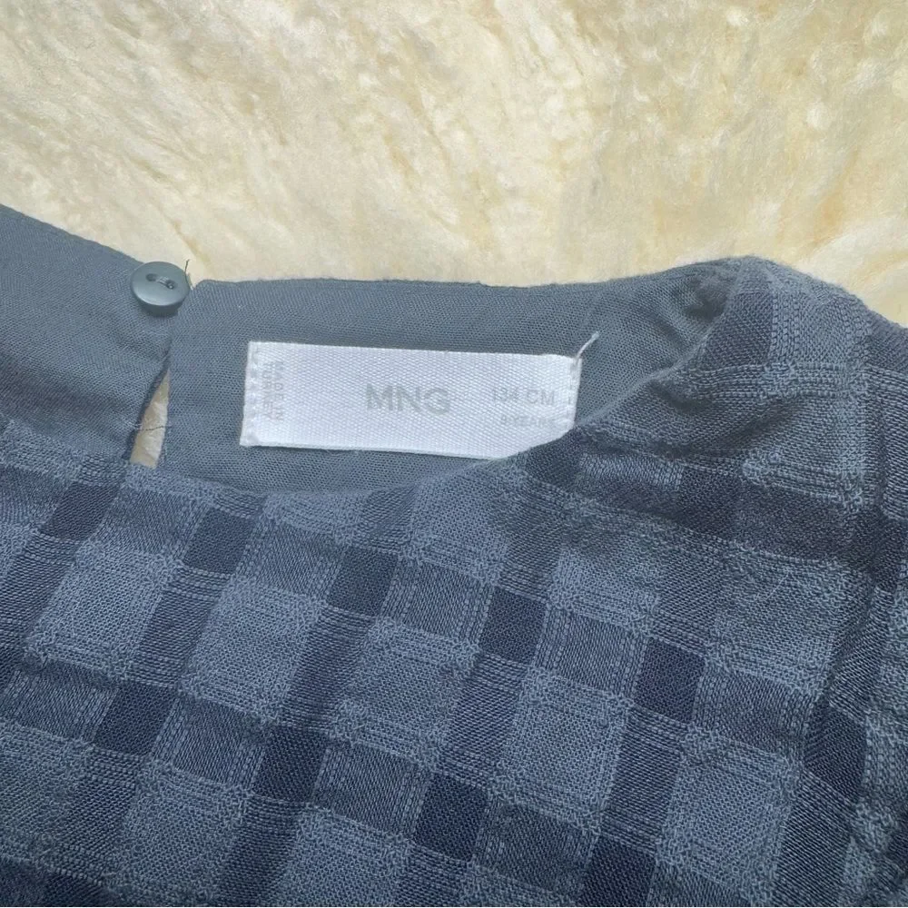 Mango gingham dress for 9 years girl